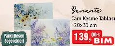 BENANTE CAM KESME TABLASI 20X30 CM